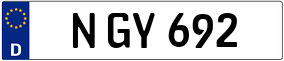 Truck License Plate